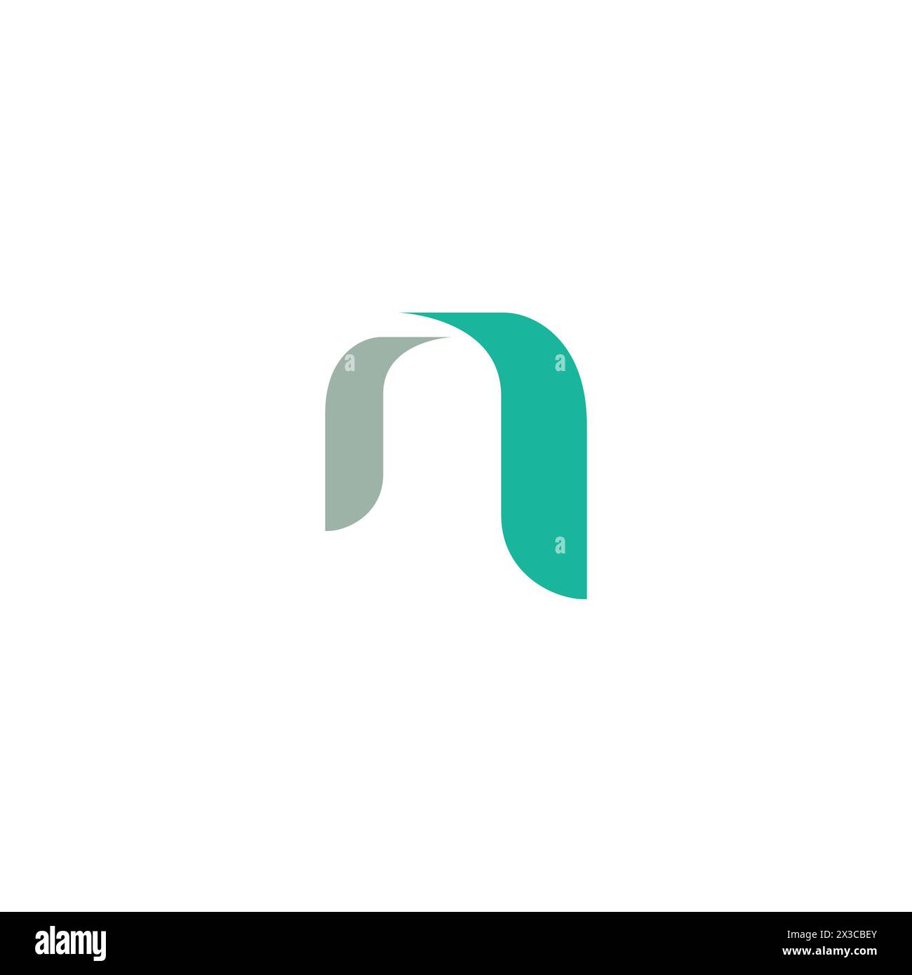 Letter A or N Initial Logo Simple. N Icon Vector Stock Vector