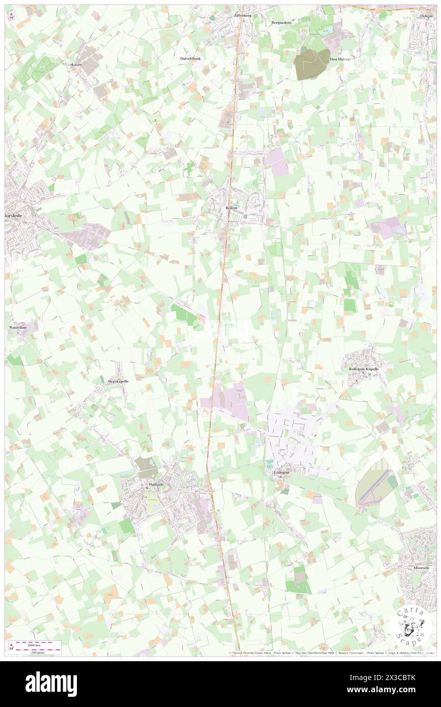 Sint-Pieter, Provincie West-Vlaanderen, BE, Belgium, Flanders, N 50 52' 28'', N 3 6' 43'', map, Cartascapes Map published in 2024. Explore Cartascapes, a map revealing Earth's diverse landscapes, cultures, and ecosystems. Journey through time and space, discovering the interconnectedness of our planet's past, present, and future. Stock Photo