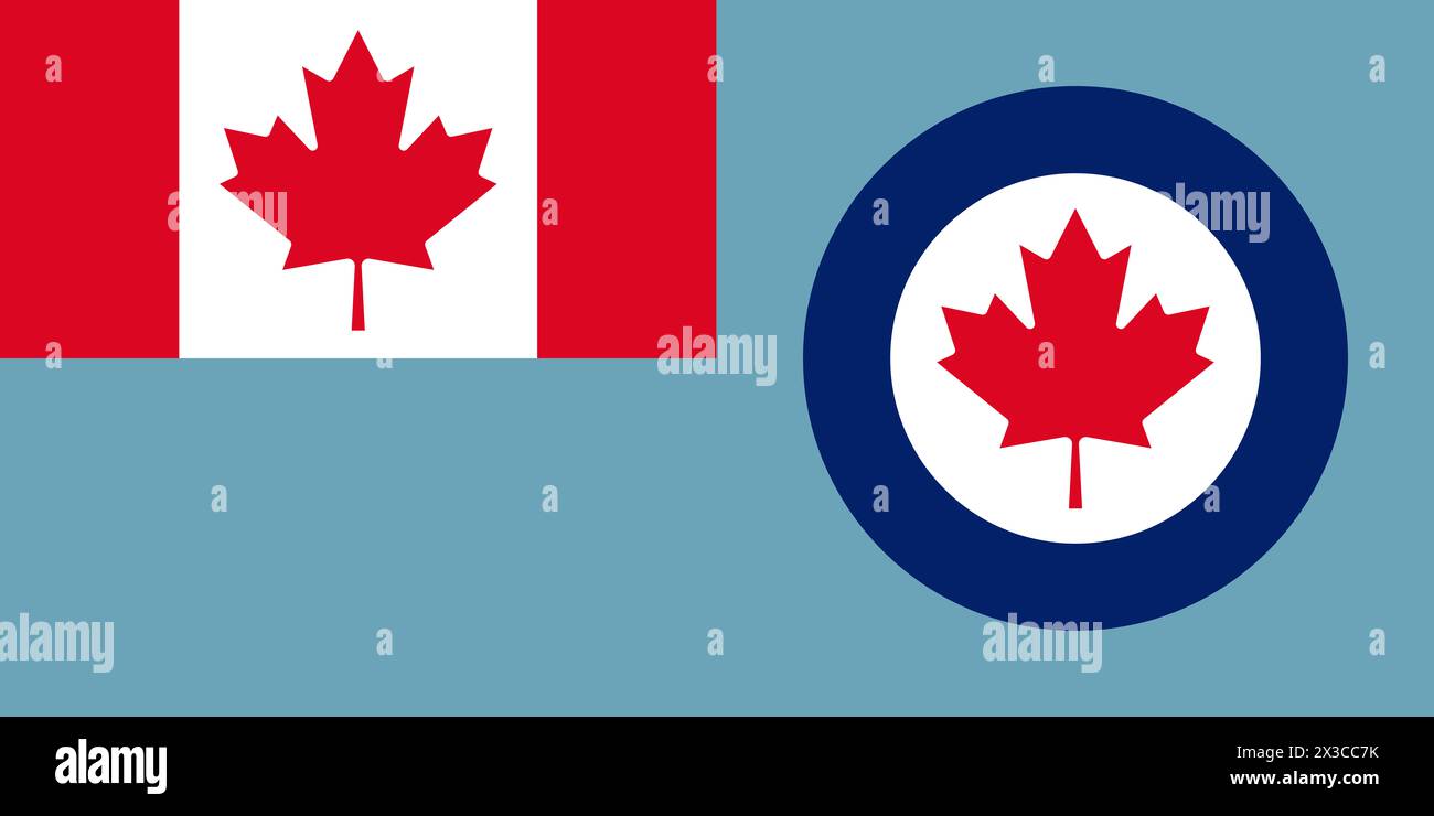 Royal Canadian Air Force Ensign Stock Photo - Alamy