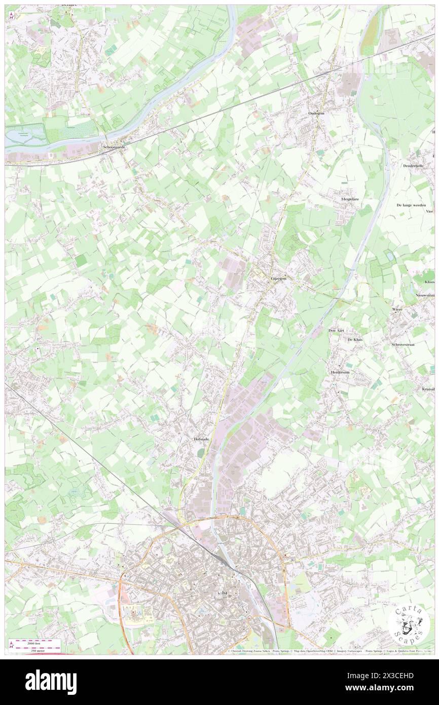 Eekhout, Provincie Oost-Vlaanderen, BE, Belgium, Flanders, N 50 58' 37'', N 4 2' 19'', map, Cartascapes Map published in 2024. Explore Cartascapes, a map revealing Earth's diverse landscapes, cultures, and ecosystems. Journey through time and space, discovering the interconnectedness of our planet's past, present, and future. Stock Photo