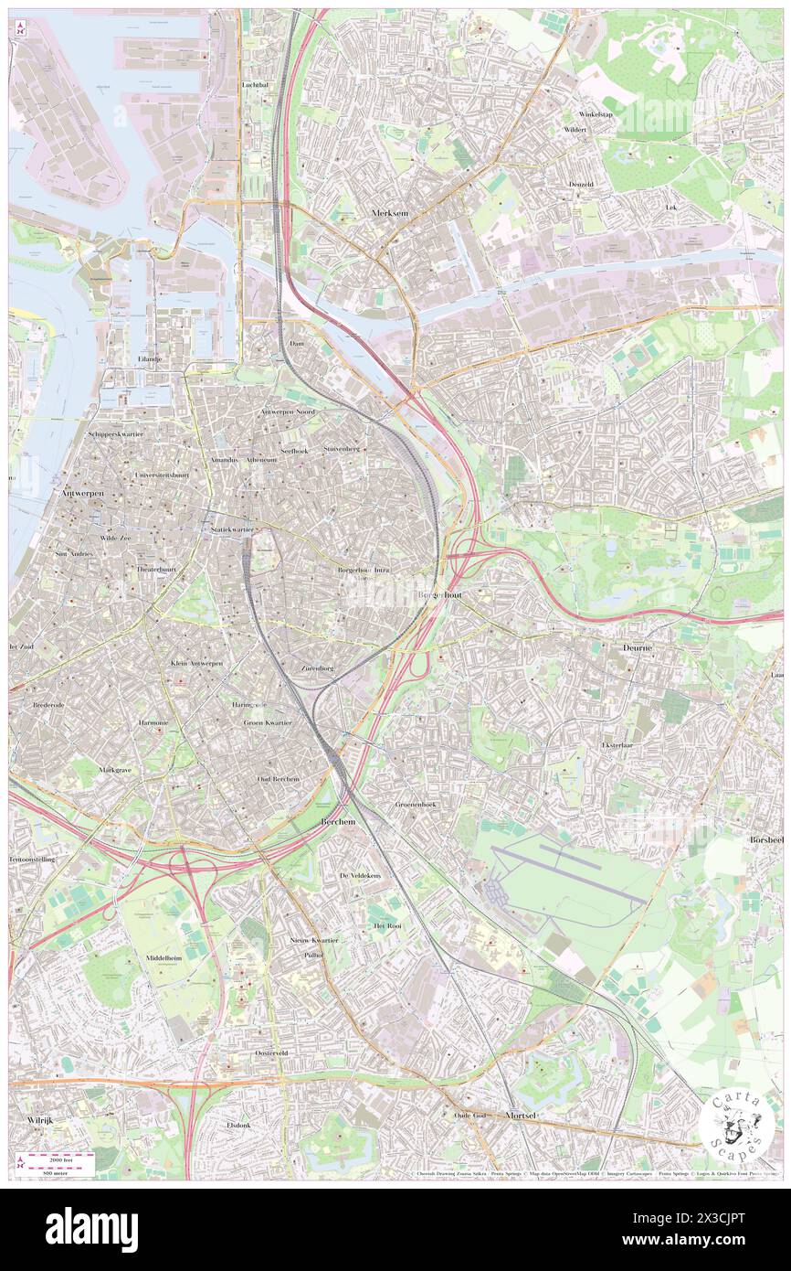 Karel De Grote Hogeschool Antwerpen / Lerarenopleiding - Campus Borgerhout, Provincie Antwerpen, BE, Belgium, Flanders, N 51 12' 46'', N 4 26' 25'', map, Cartascapes Map published in 2024. Explore Cartascapes, a map revealing Earth's diverse landscapes, cultures, and ecosystems. Journey through time and space, discovering the interconnectedness of our planet's past, present, and future. Stock Photo