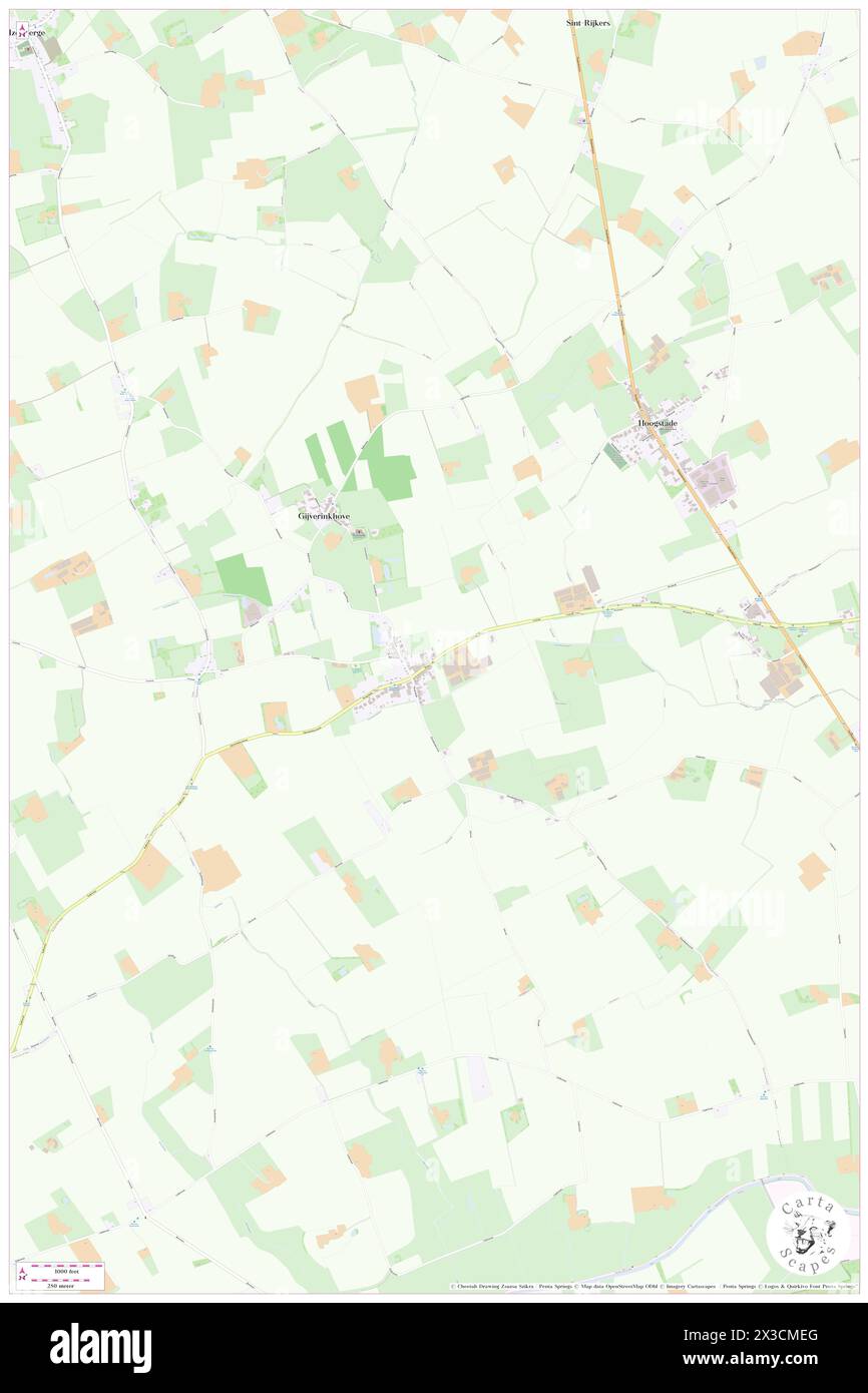 Gijverinkhove, Provincie West-Vlaanderen, BE, Belgium, Flanders, N 50 58' 33'', N 2 40' 21'', map, Cartascapes Map published in 2024. Explore Cartascapes, a map revealing Earth's diverse landscapes, cultures, and ecosystems. Journey through time and space, discovering the interconnectedness of our planet's past, present, and future. Stock Photo