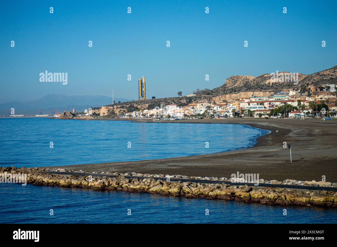 Spain Rincon Morning walking on paths above rocks and through