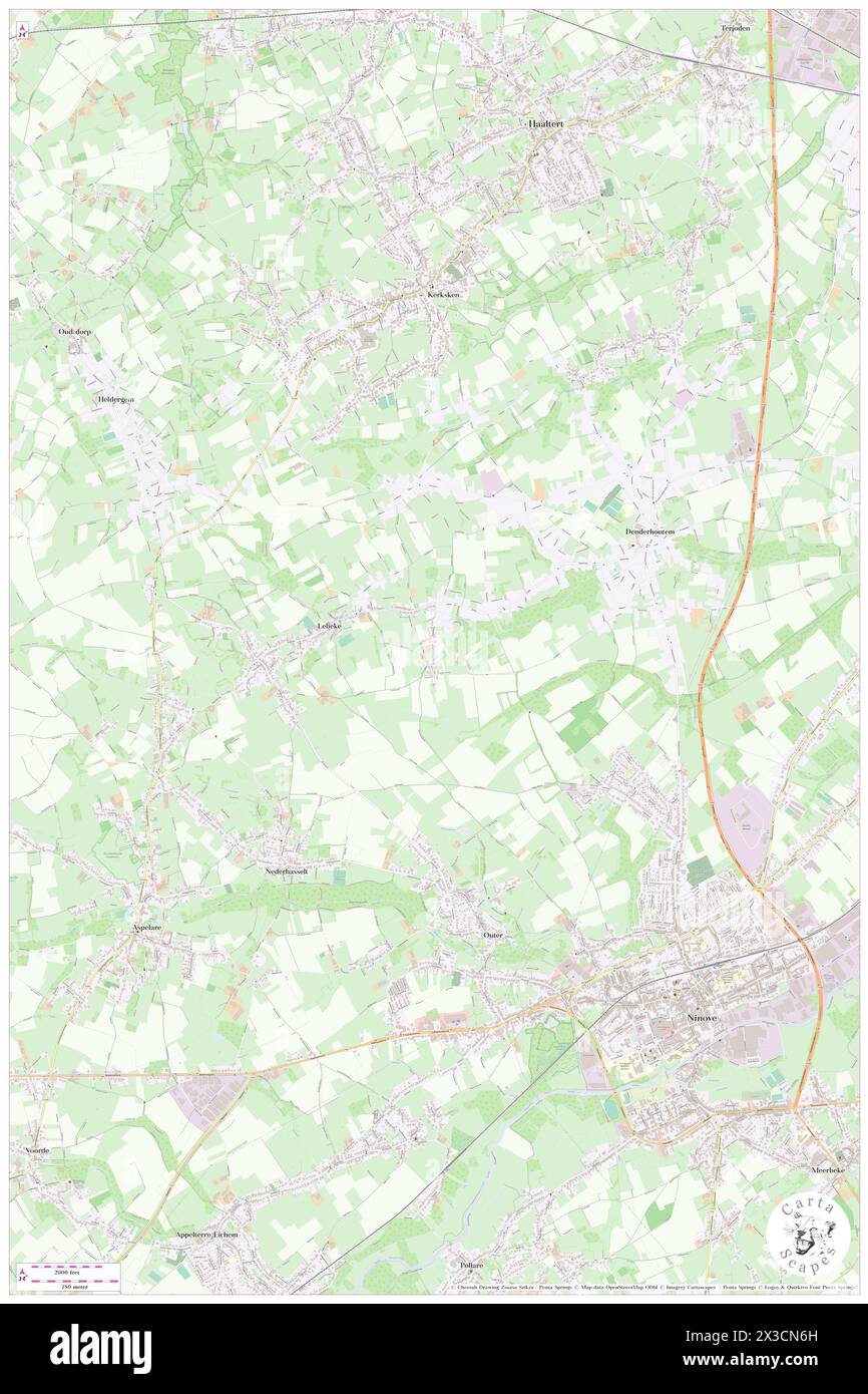Lebeke, Provincie Oost-Vlaanderen, BE, Belgium, Flanders, N 50 51' 45'', N 3 59' 33'', map, Cartascapes Map published in 2024. Explore Cartascapes, a map revealing Earth's diverse landscapes, cultures, and ecosystems. Journey through time and space, discovering the interconnectedness of our planet's past, present, and future. Stock Photo