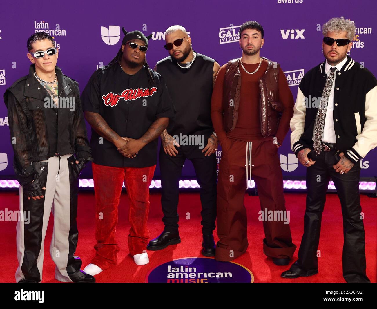 Las Vegas, United States. 25th Apr, 2024. (L-R) Justin Quiles, Lenny ...