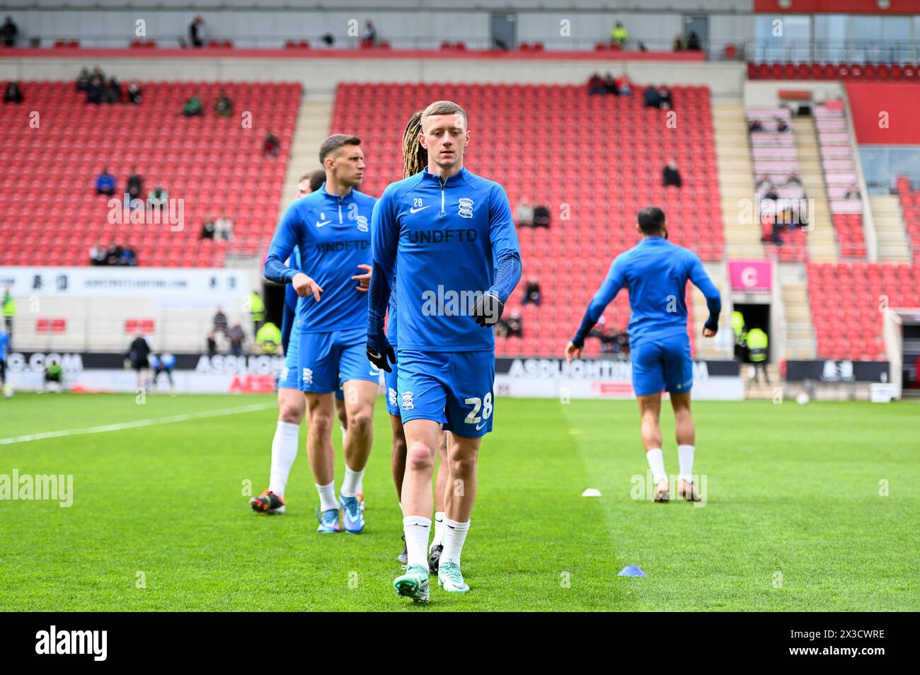 Rotherham United v Birmingham City, April 20 2024, Jay Stansfield