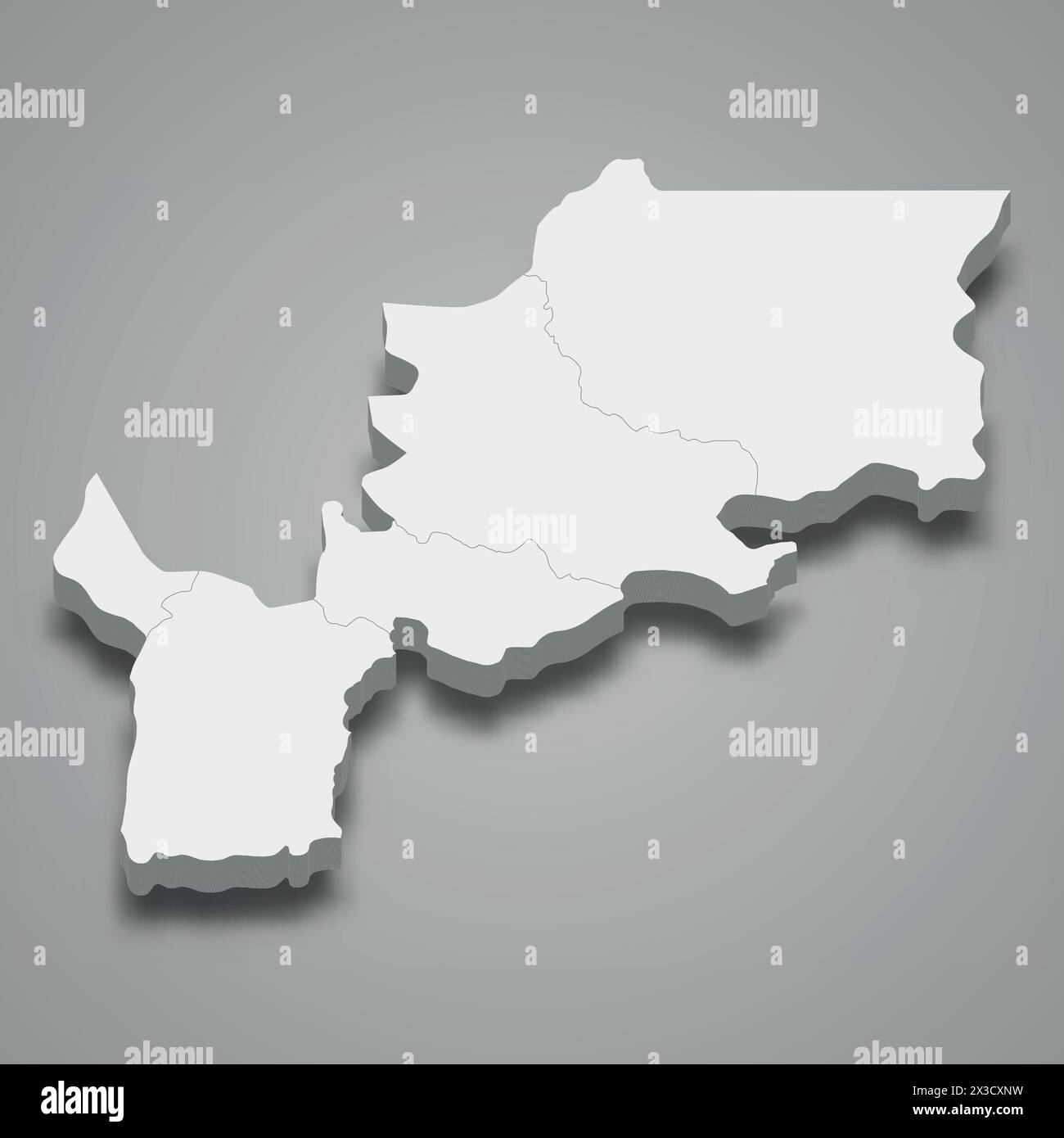 Lomami vector outline map hi-res stock photography and images - Alamy