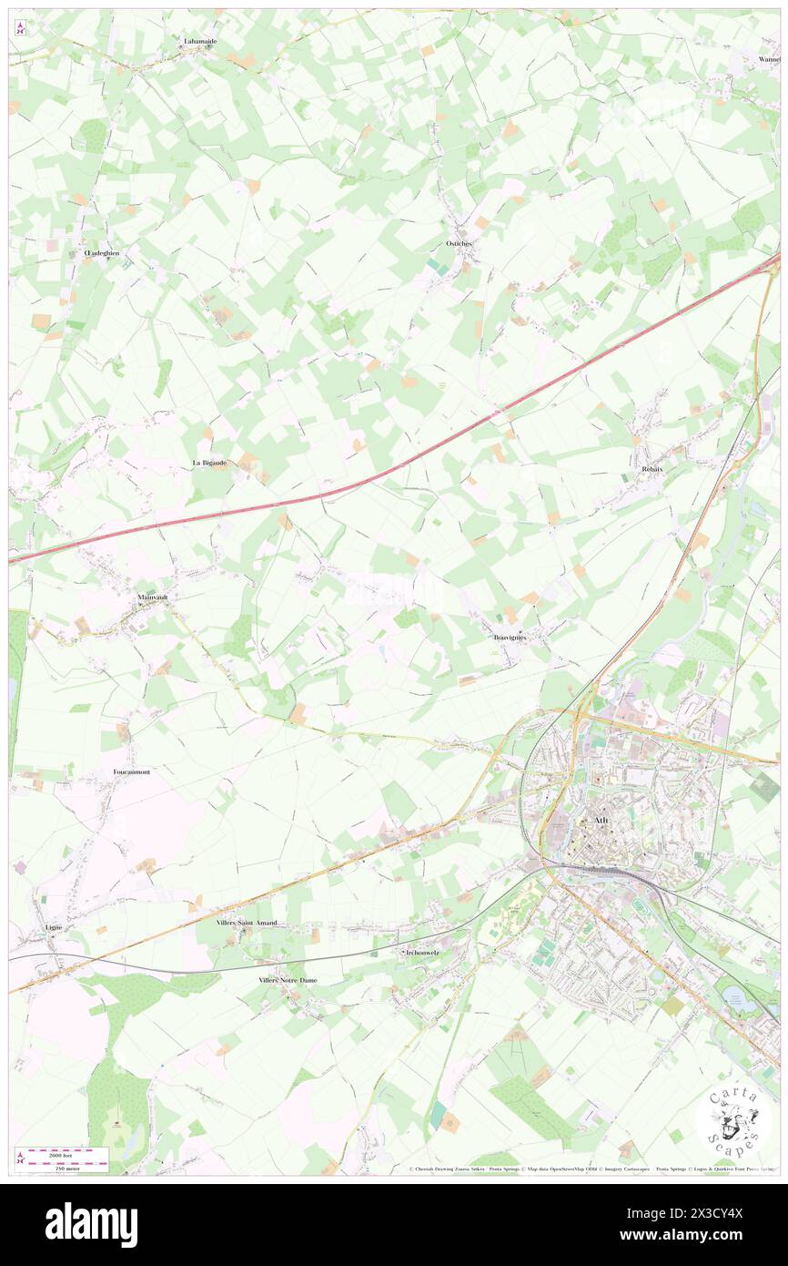 Duquesnoy, Province du Hainaut, BE, Belgium, Wallonia, N 50 38' 59'', N 3 45' 0'', map, Cartascapes Map published in 2024. Explore Cartascapes, a map revealing Earth's diverse landscapes, cultures, and ecosystems. Journey through time and space, discovering the interconnectedness of our planet's past, present, and future. Stock Photo