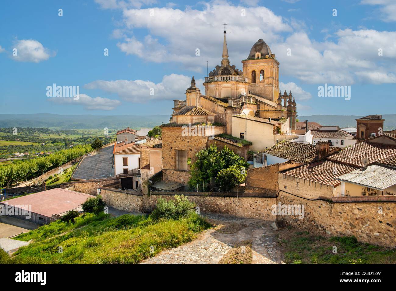 Church of Santa María de la Encarnacion. Jerez de los Caballer Stock ...