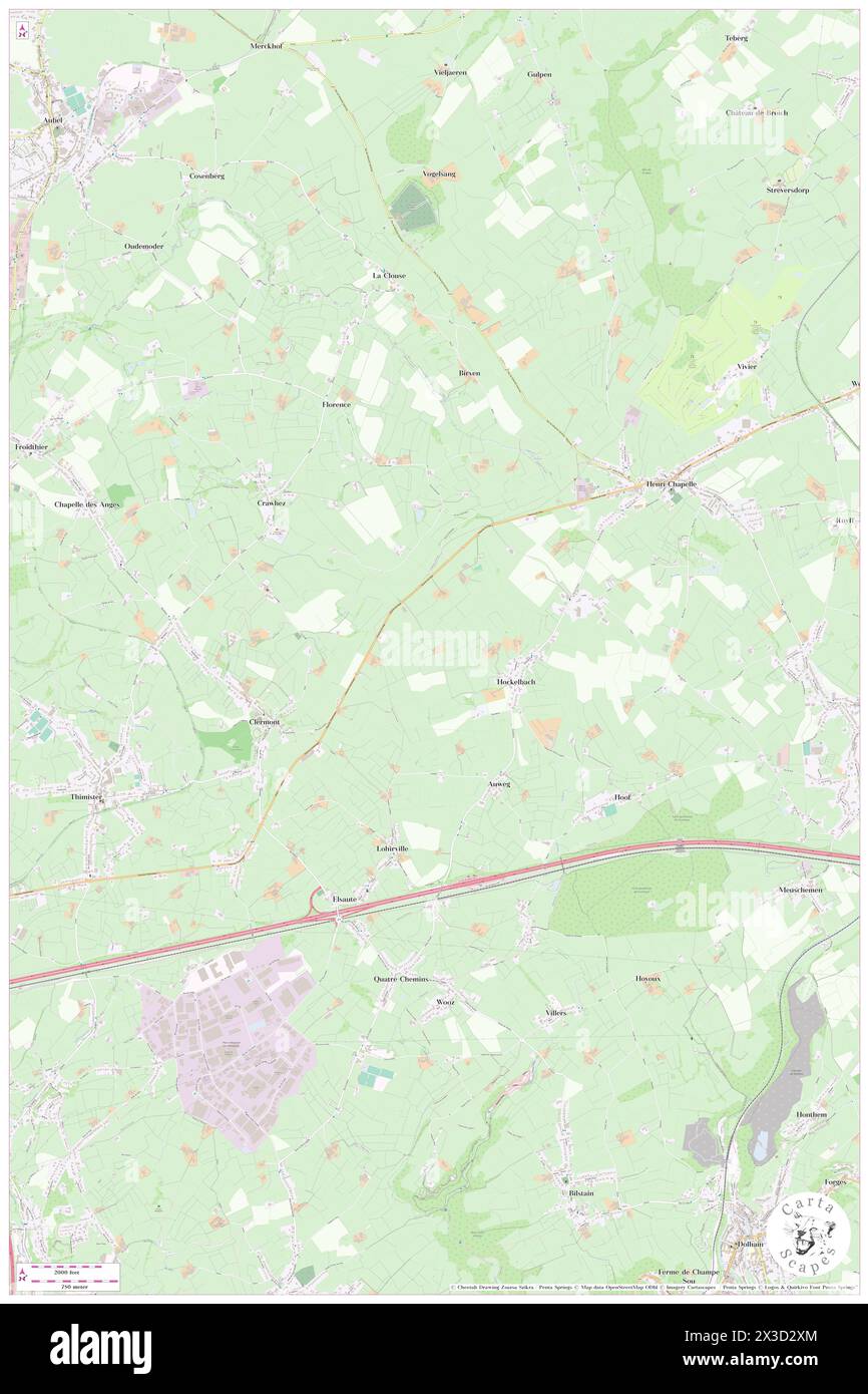 Auwenhof, Province de Liège, BE, Belgium, Wallonia, N 50 39' 51'', N 5 54' 13'', map, Cartascapes Map published in 2024. Explore Cartascapes, a map revealing Earth's diverse landscapes, cultures, and ecosystems. Journey through time and space, discovering the interconnectedness of our planet's past, present, and future. Stock Photo