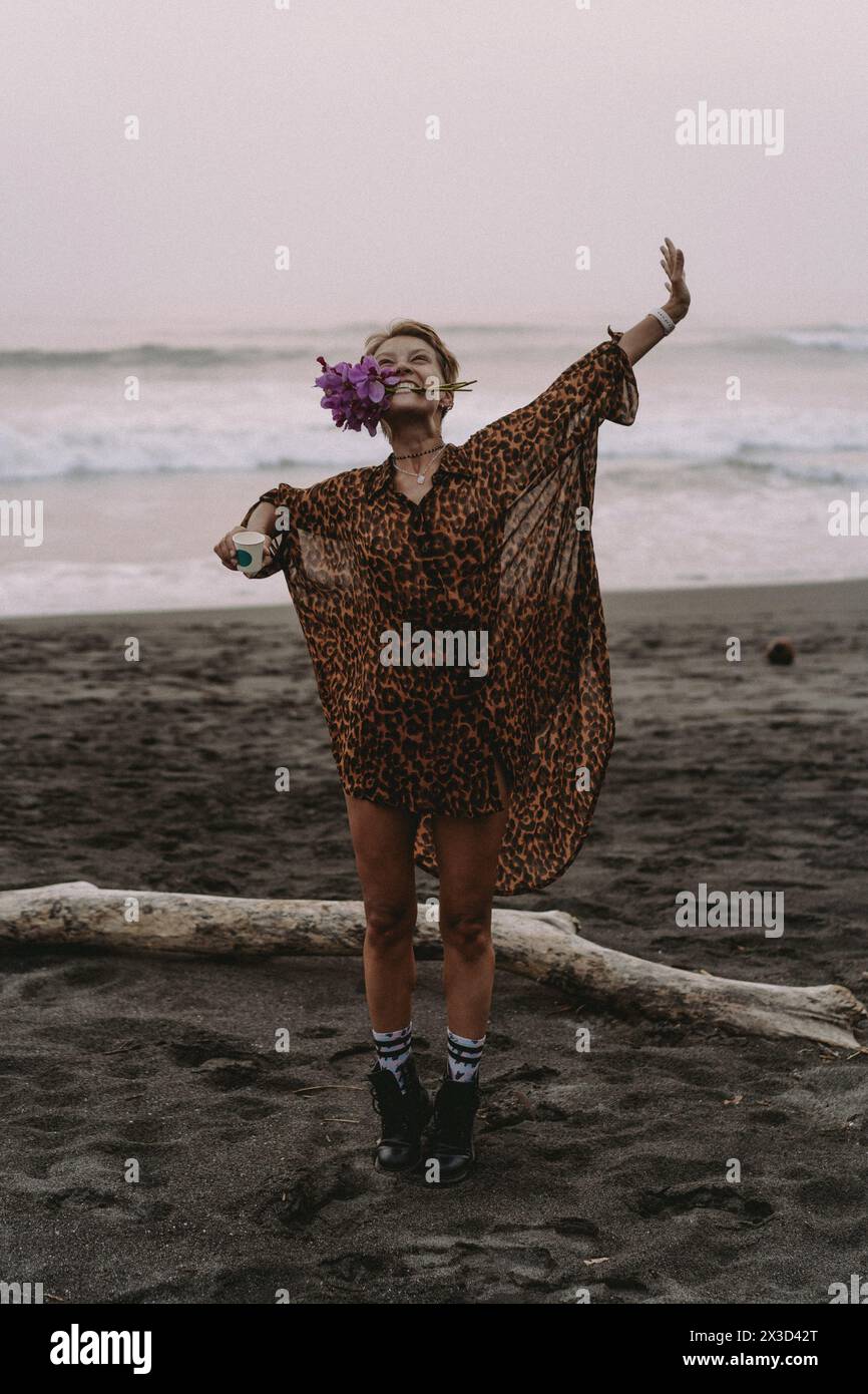 Gypsy woman dancing hi-res stock photography and images - Alamy