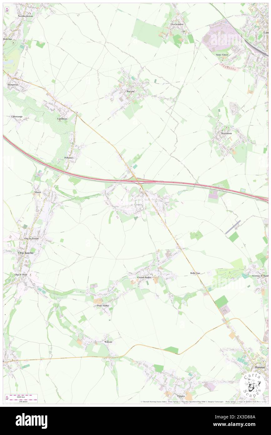 Lavallee, Province de Liège, BE, Belgium, Wallonia, N 50 42' 42'', N 5 1' 51'', map, Cartascapes Map published in 2024. Explore Cartascapes, a map revealing Earth's diverse landscapes, cultures, and ecosystems. Journey through time and space, discovering the interconnectedness of our planet's past, present, and future. Stock Photo