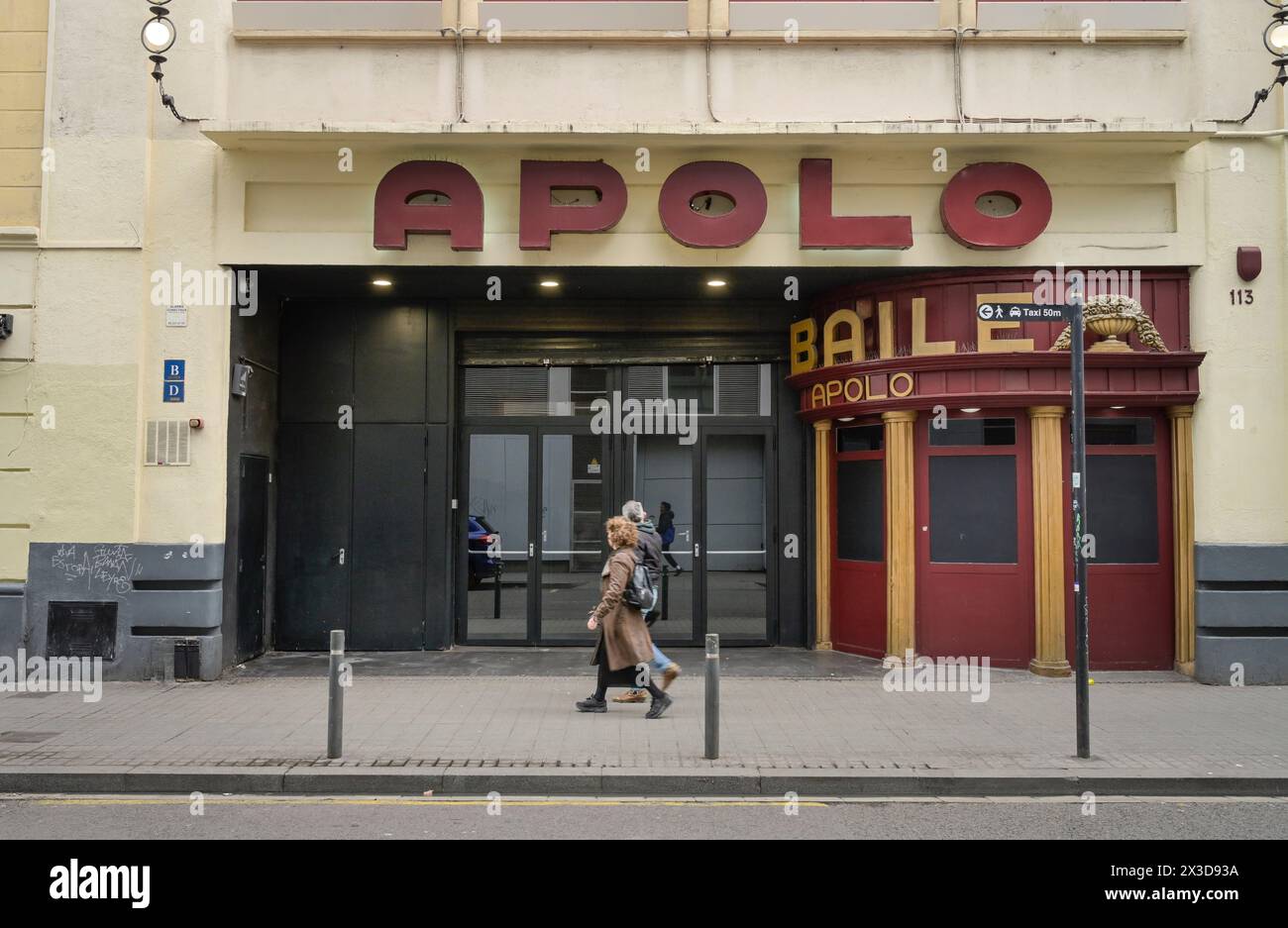 Musikclub Sala Apolo, Barcelona, Katalonien, Spanien Stock Photo