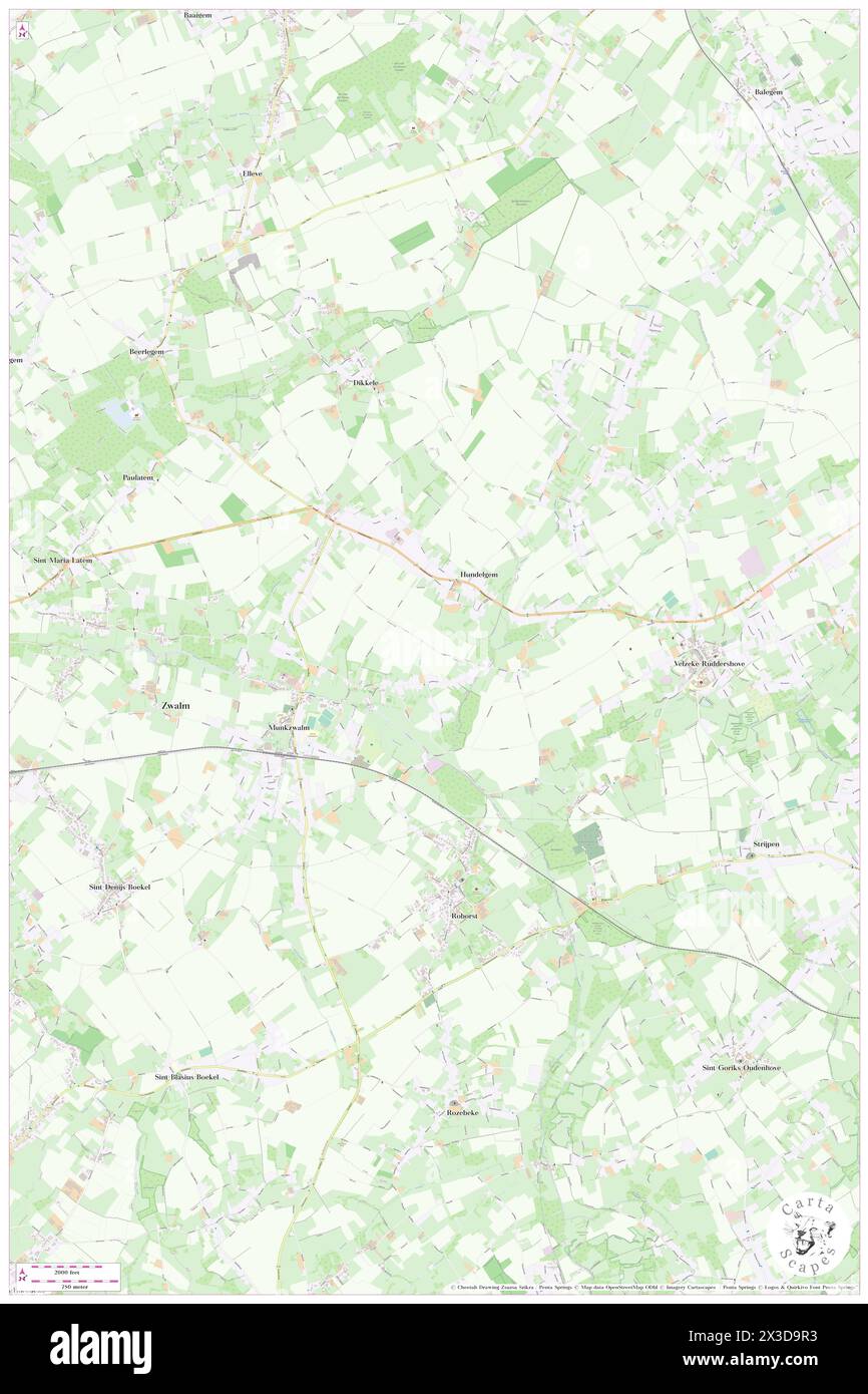 Steenveld, Provincie Oost-Vlaanderen, BE, Belgium, Flanders, N 50 52' 59'', N 3 45' 0'', map, Cartascapes Map published in 2024. Explore Cartascapes, a map revealing Earth's diverse landscapes, cultures, and ecosystems. Journey through time and space, discovering the interconnectedness of our planet's past, present, and future. Stock Photo