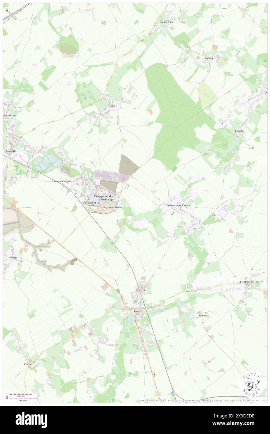 Ruisseau des Grands Viviers, Province du Hainaut, BE, Belgium, Wallonia, N 50 34' 59'', N 3 53' 59'', map, Cartascapes Map published in 2024. Explore Cartascapes, a map revealing Earth's diverse landscapes, cultures, and ecosystems. Journey through time and space, discovering the interconnectedness of our planet's past, present, and future. Stock Photo