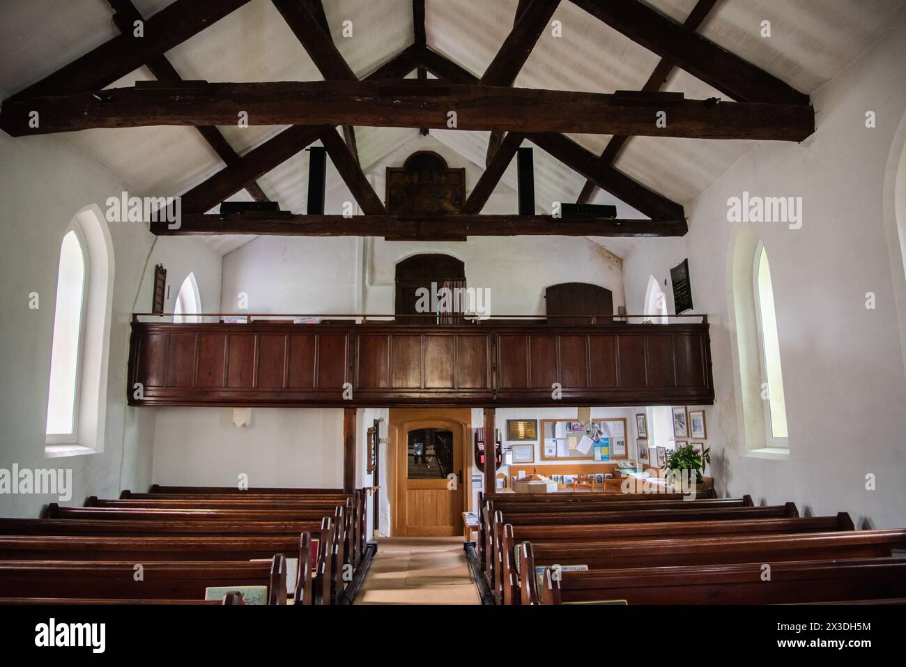 Interior of Jesus Church, Troutbeck, Cumbria, England, United Kingdom Stock Photo