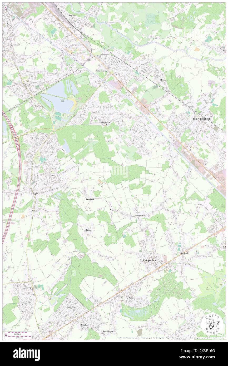 Bleuken, Provincie Vlaams-Brabant, BE, Belgium, Flanders, N 50 58' 0'', N 4 31' 59'', map, Cartascapes Map published in 2024. Explore Cartascapes, a map revealing Earth's diverse landscapes, cultures, and ecosystems. Journey through time and space, discovering the interconnectedness of our planet's past, present, and future. Stock Photo