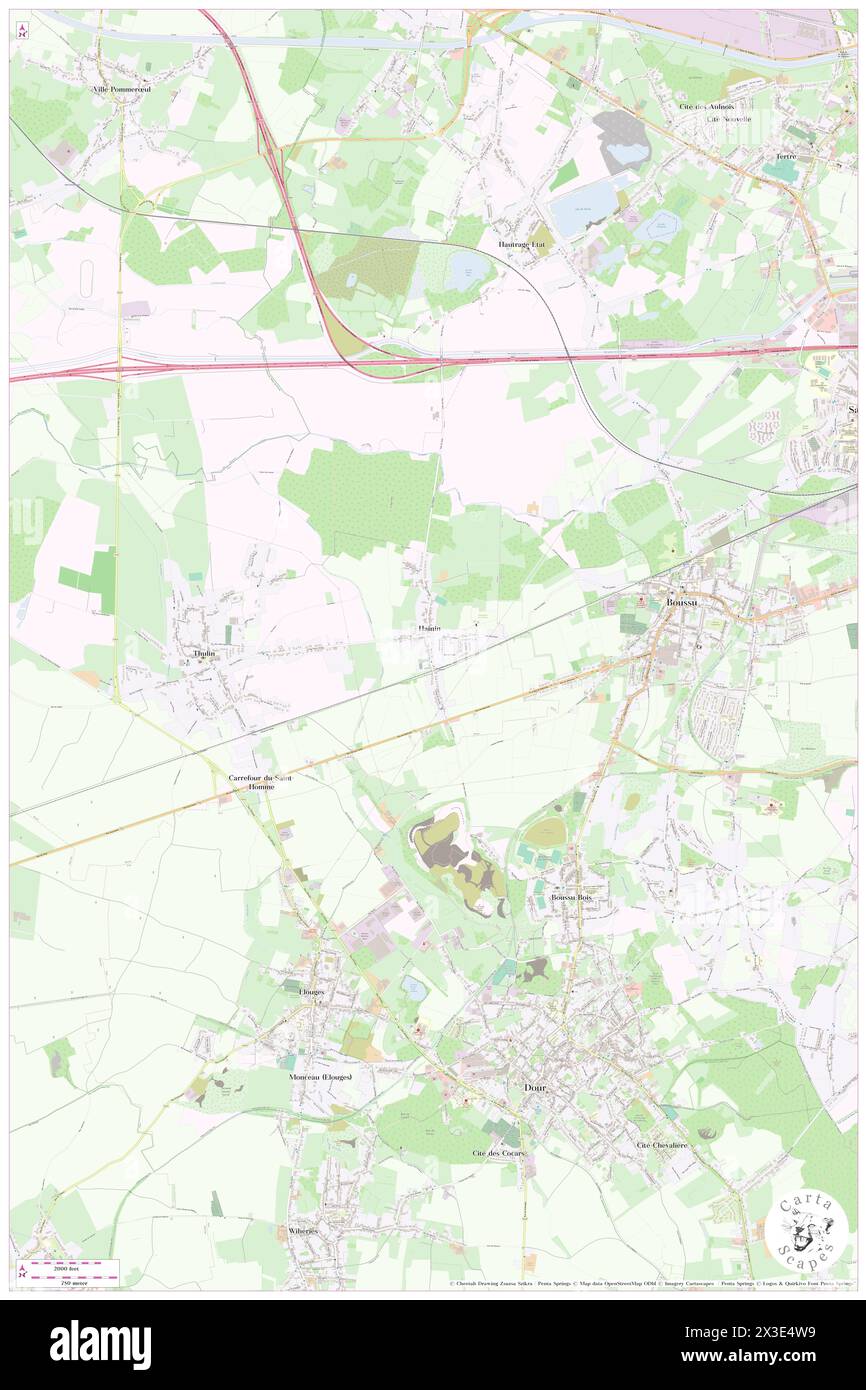 Hainin, Province du Hainaut, BE, Belgium, Wallonia, N 50 25' 46'', N 3 45' 59'', map, Cartascapes Map published in 2024. Explore Cartascapes, a map revealing Earth's diverse landscapes, cultures, and ecosystems. Journey through time and space, discovering the interconnectedness of our planet's past, present, and future. Stock Photo