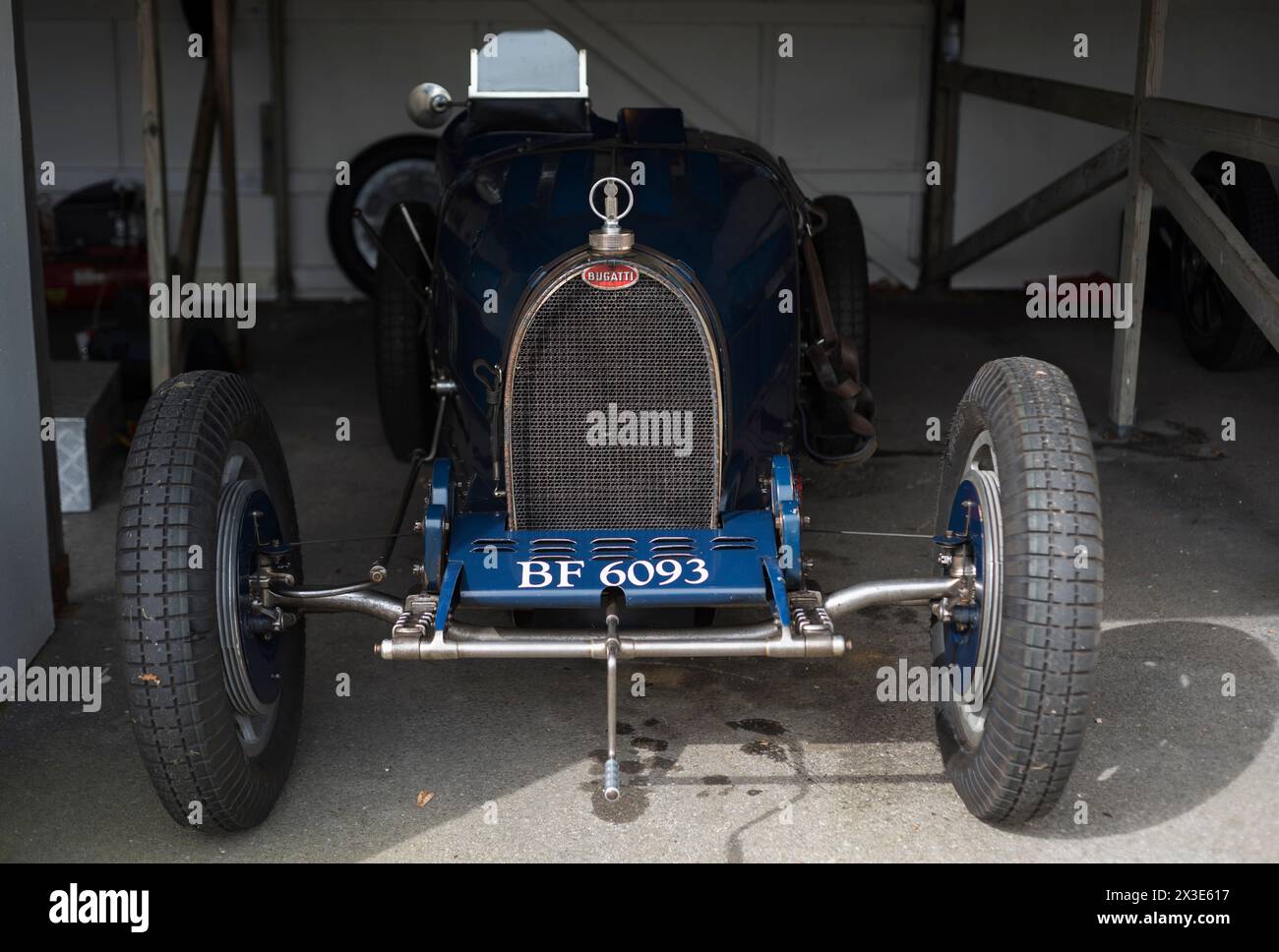 1920s Bugatti Type 35B entrant in the Grover Williams Trophy at the 81st Members' Meeting, Goodwood Motor Racing Circuit, Chichester, UK Stock Photo