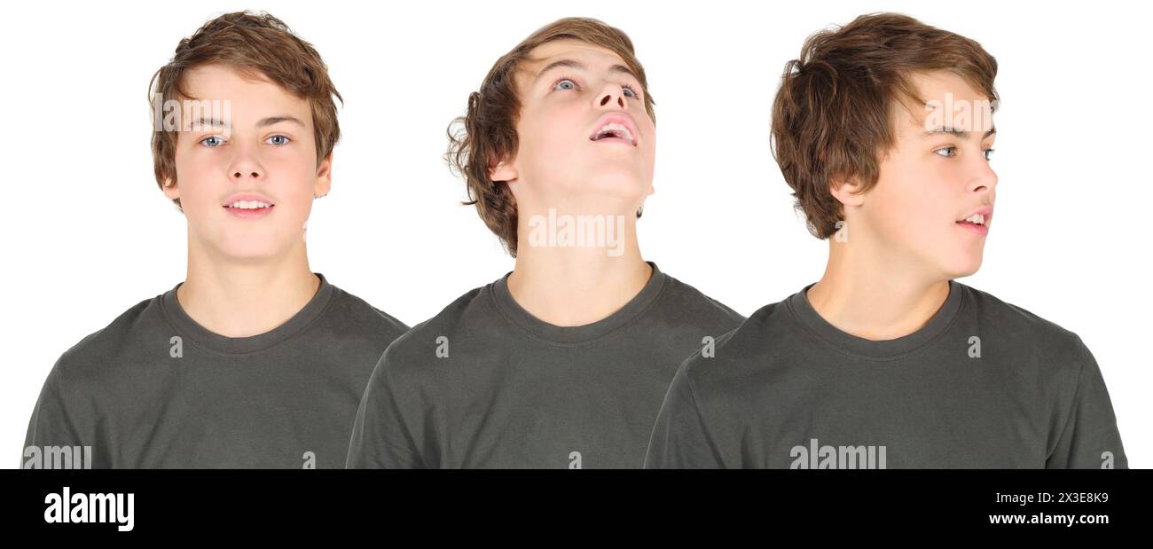 Three boys isolated hi-res stock photography and images - Alamy