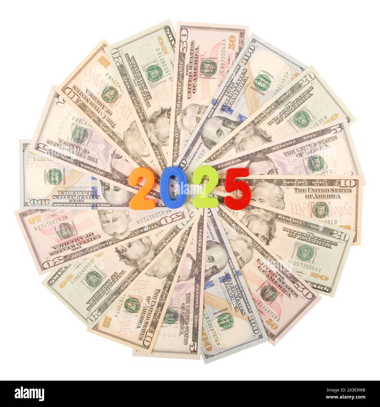Year 2025 money business Cut Out Stock Images & Pictures - Alamy
