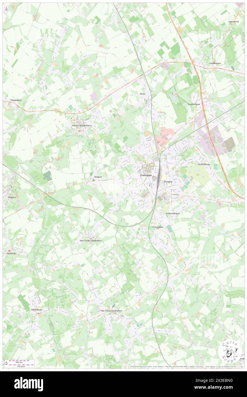 Koningshof, Provincie Oost-Vlaanderen, BE, Belgium, Flanders, N 50 52' 0'', N 3 47' 59'', map, Cartascapes Map published in 2024. Explore Cartascapes, a map revealing Earth's diverse landscapes, cultures, and ecosystems. Journey through time and space, discovering the interconnectedness of our planet's past, present, and future. Stock Photo