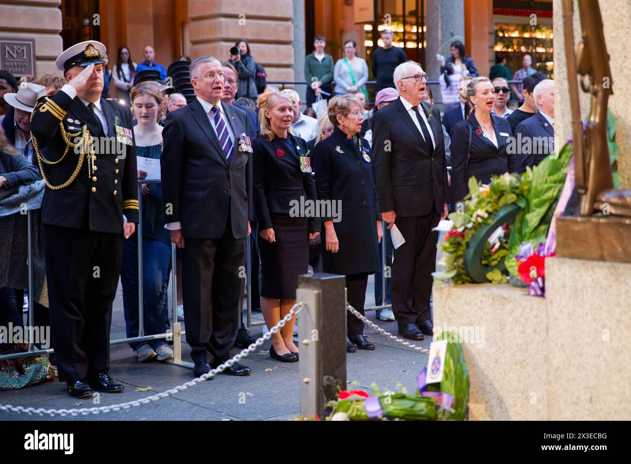 Sydney Australia 25th Apr 2024 Governor Of New South Wales And The sydney-australia-25th-apr-2024-governor-of-new-south-wales-and-the