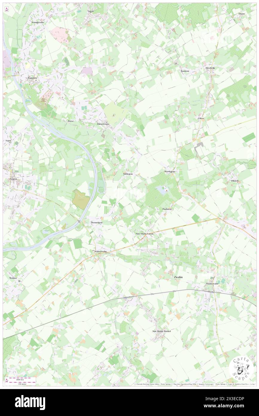 Langenlochung, Provincie Oost-Vlaanderen, BE, Belgium, Flanders, N 50 53' 59'', N 3 42' 0'', map, Cartascapes Map published in 2024. Explore Cartascapes, a map revealing Earth's diverse landscapes, cultures, and ecosystems. Journey through time and space, discovering the interconnectedness of our planet's past, present, and future. Stock Photo