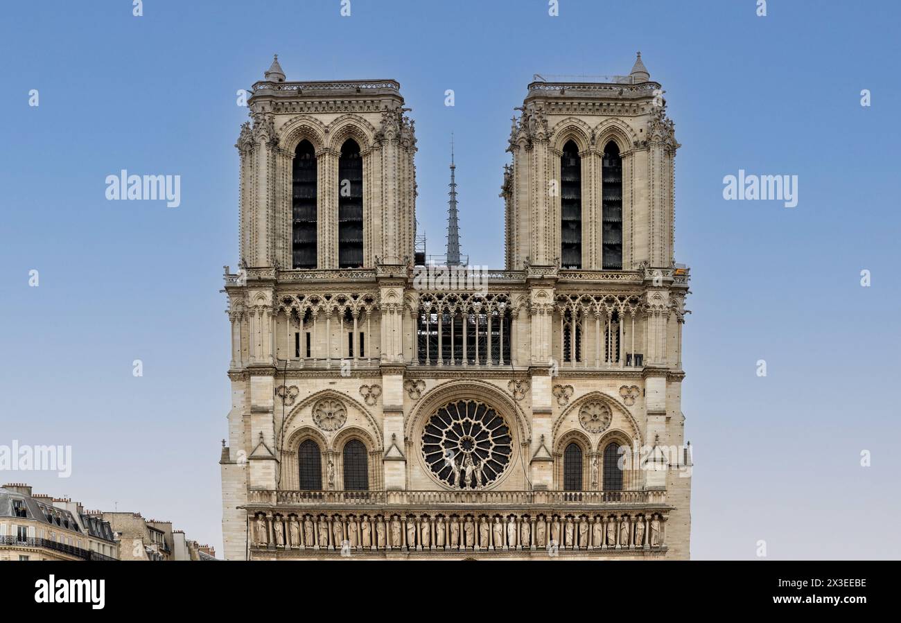 Rebuilding Notre Dame: Springtime Restoration of Parisian Icon Stock ...