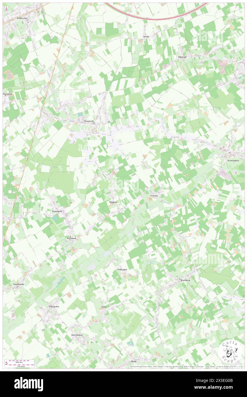 Ledesevroente, Provincie Vlaams-Brabant, BE, Belgium, Flanders, N 50 53' 59'', N 5 1' 0'', map, Cartascapes Map published in 2024. Explore Cartascapes, a map revealing Earth's diverse landscapes, cultures, and ecosystems. Journey through time and space, discovering the interconnectedness of our planet's past, present, and future. Stock Photo