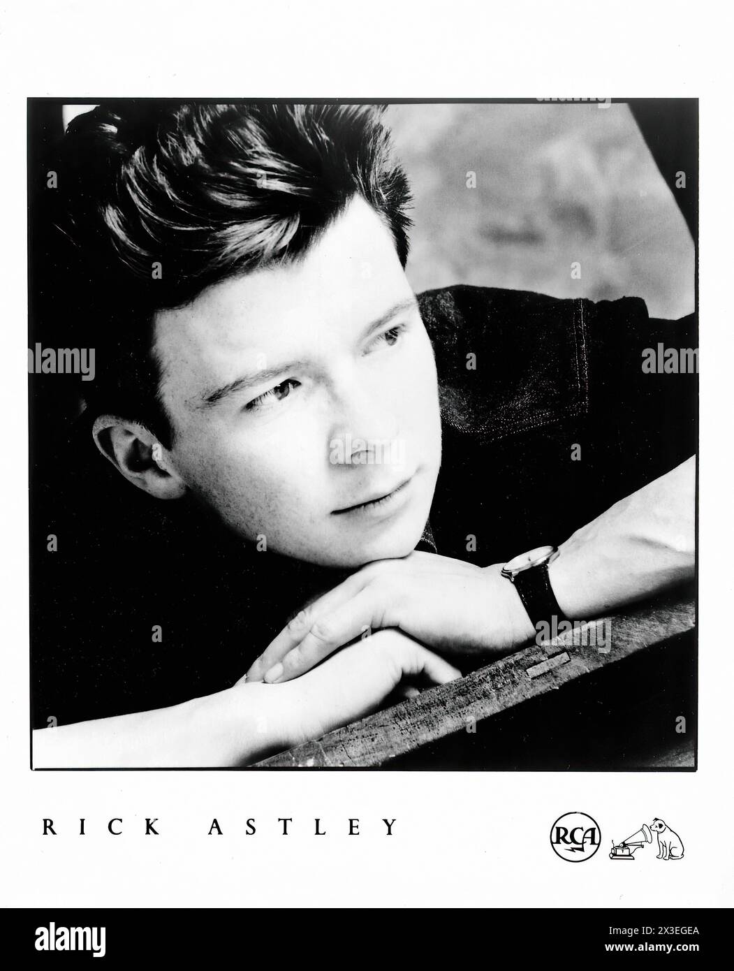 Rick Astley Press Photo - Vintage music label promotional picture ...
