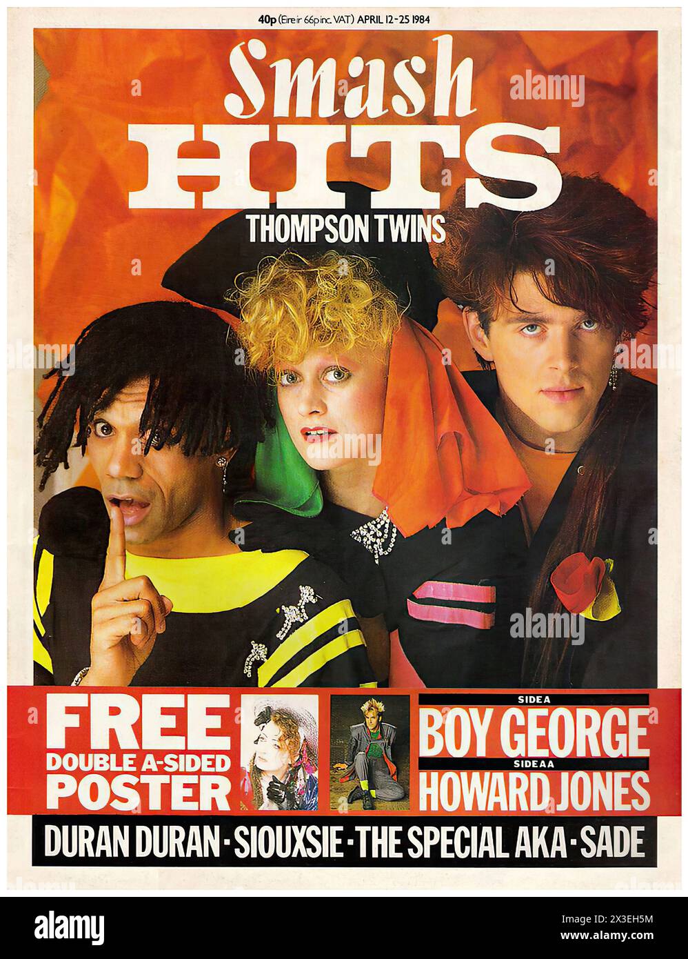 Smash hits magazine cover hi-res stock photography and