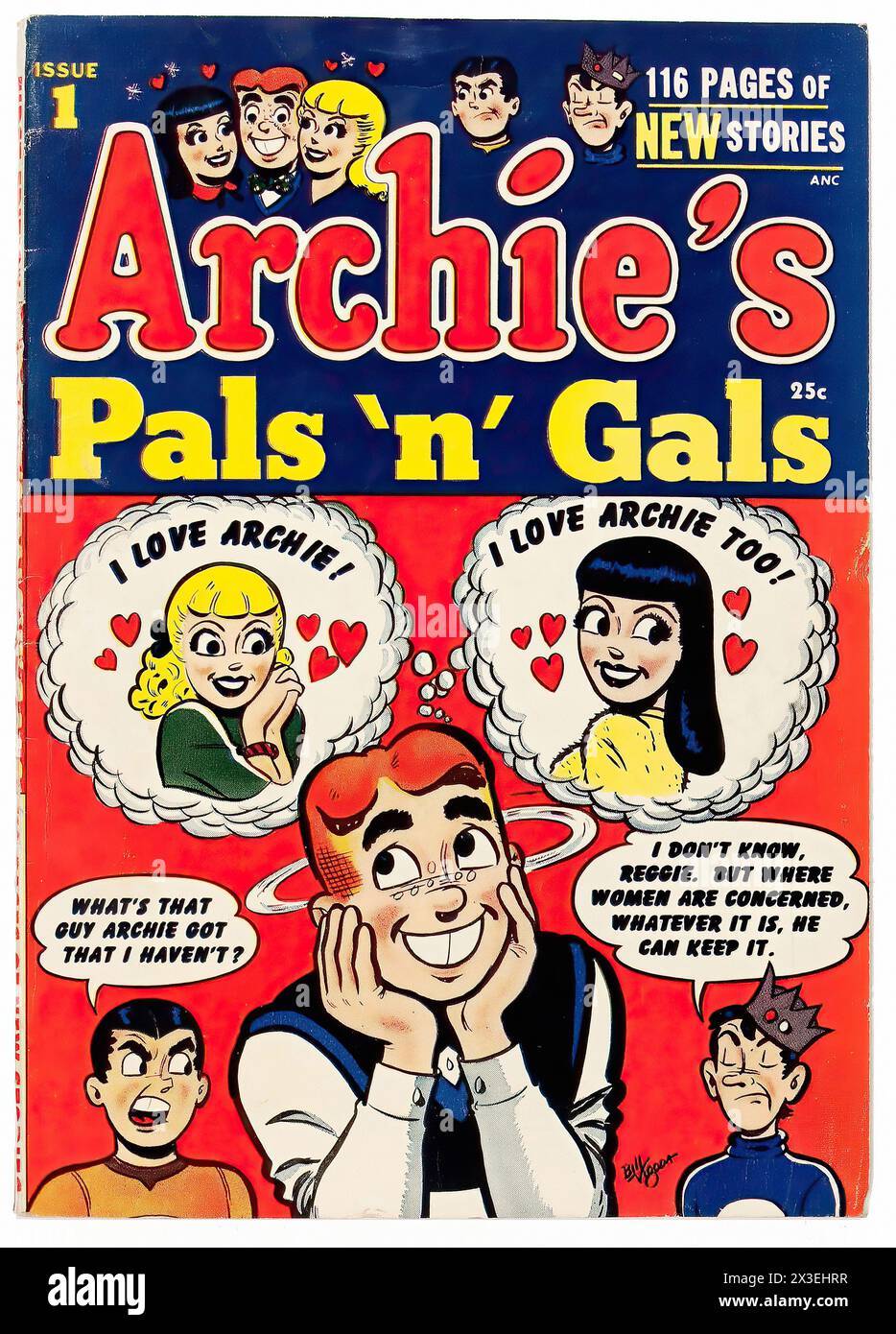Archie's Pals 'n' Gals  - Vintage american illustrated publication cover Stock Photo