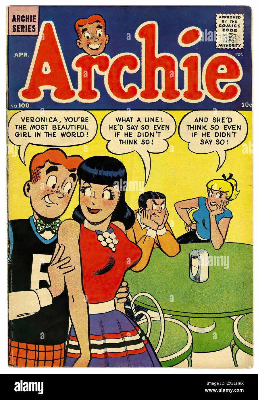 Archie - Vintage american illustrated publication cover Stock Photo