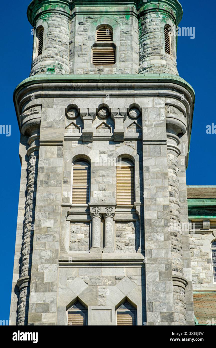 Saint Anne Shrine, Middle Street, Fall River, MA Stock Photo