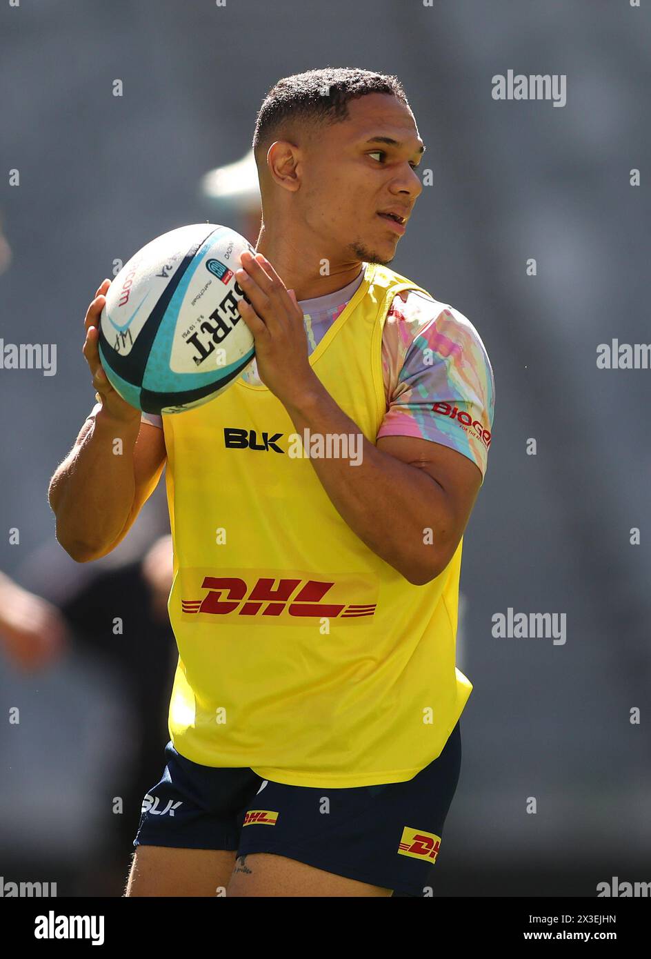 CAPE TOWN, SOUTH AFRICA APRIL 26 Herschel Jantjies during the DHL