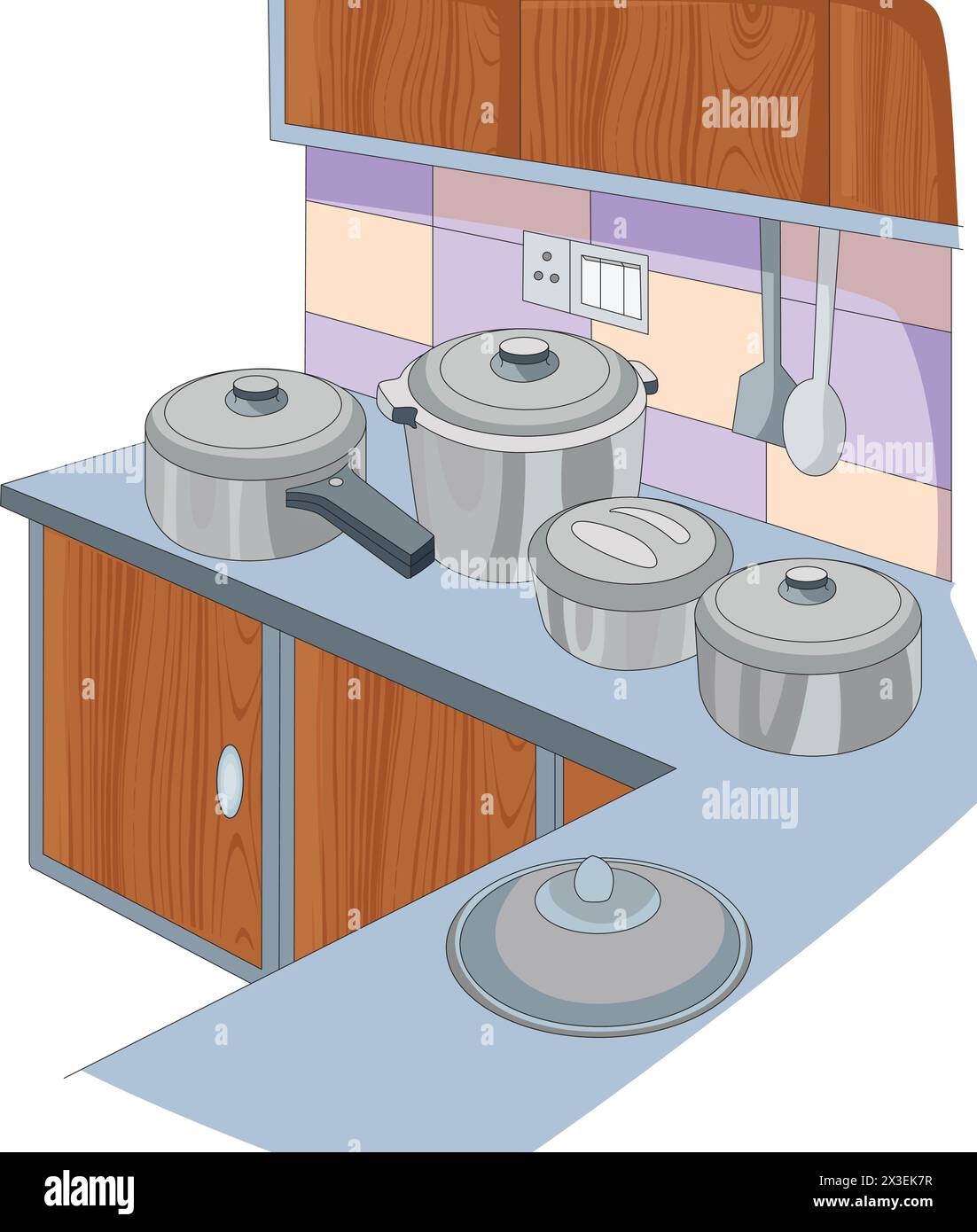 Kitchen utensils vector illustration Stock Vector