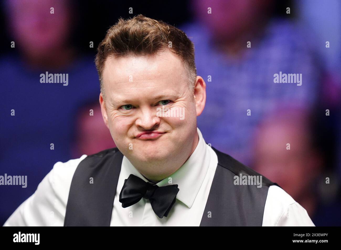 Shaun Murphy during his match against Stephen Maguire (not pictured) on