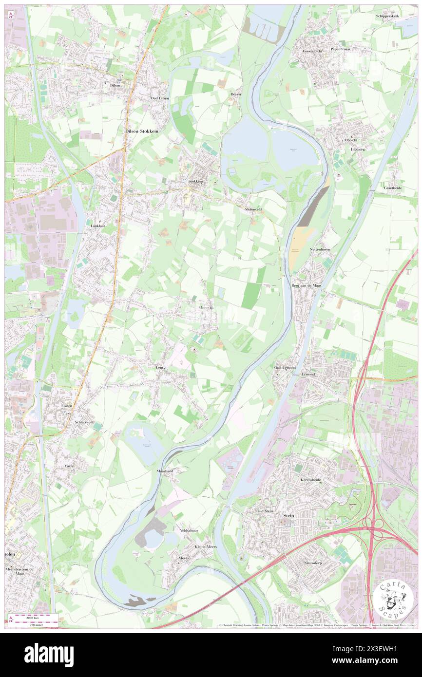 Meeswijk, Provincie Limburg, BE, Belgium, Flanders, N 50 59' 59'', N 5 44' 53'', map, Cartascapes Map published in 2024. Explore Cartascapes, a map revealing Earth's diverse landscapes, cultures, and ecosystems. Journey through time and space, discovering the interconnectedness of our planet's past, present, and future. Stock Photo
