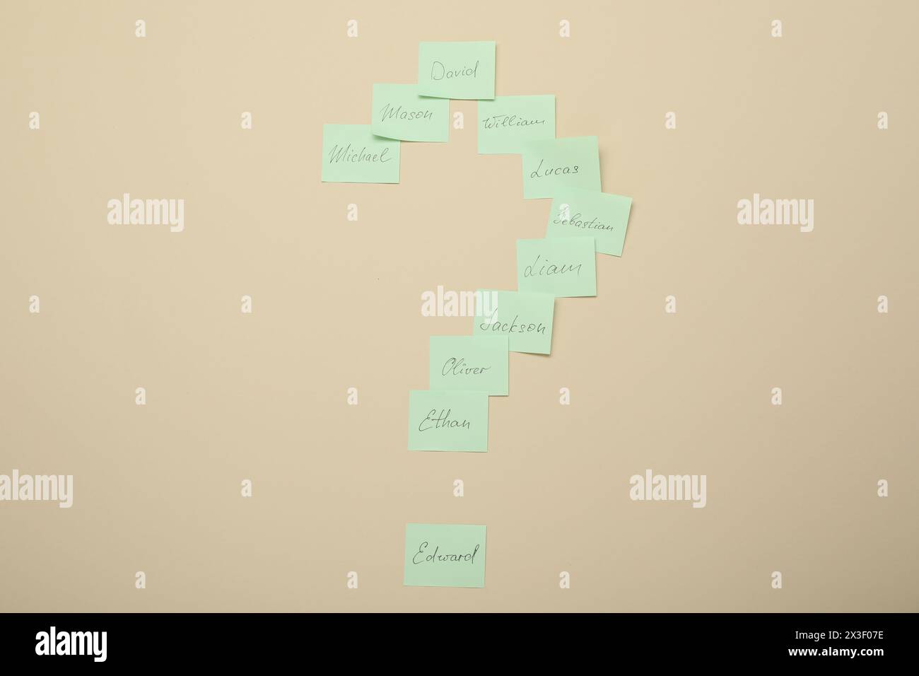 Baby question mark hi-res stock photography and images - Alamy