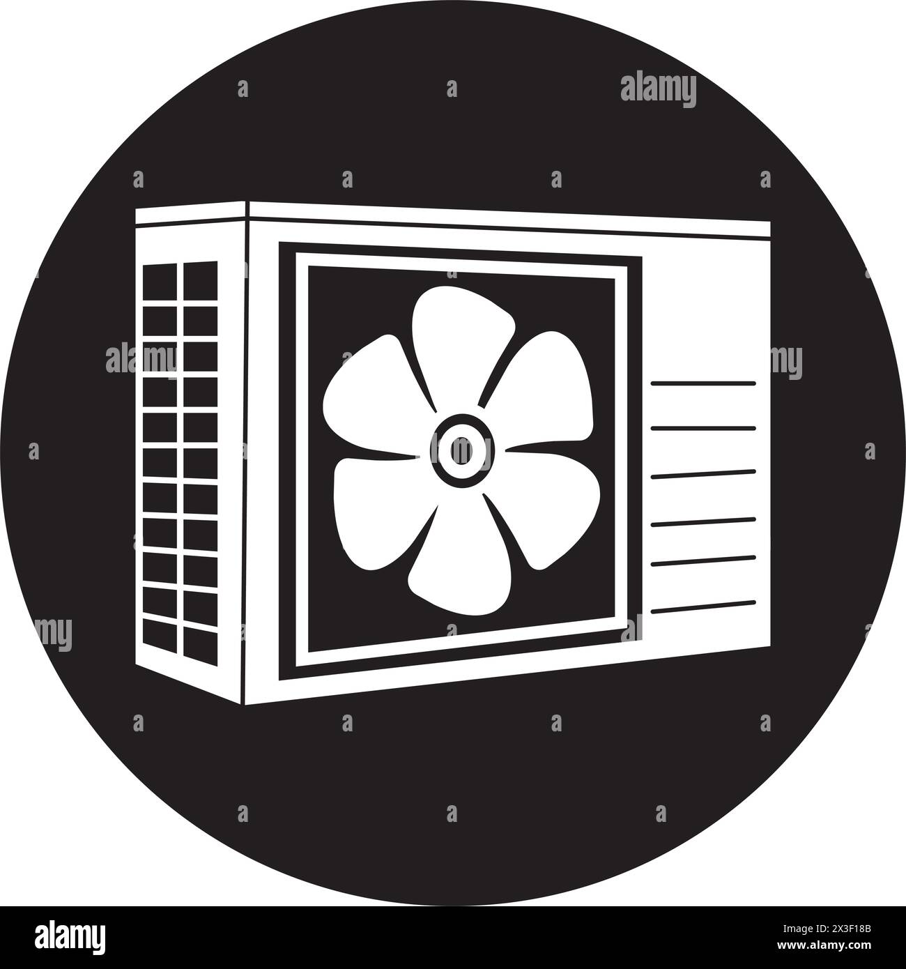 Siimple design outdoor air conditioner icon vector illustration Stock Vector