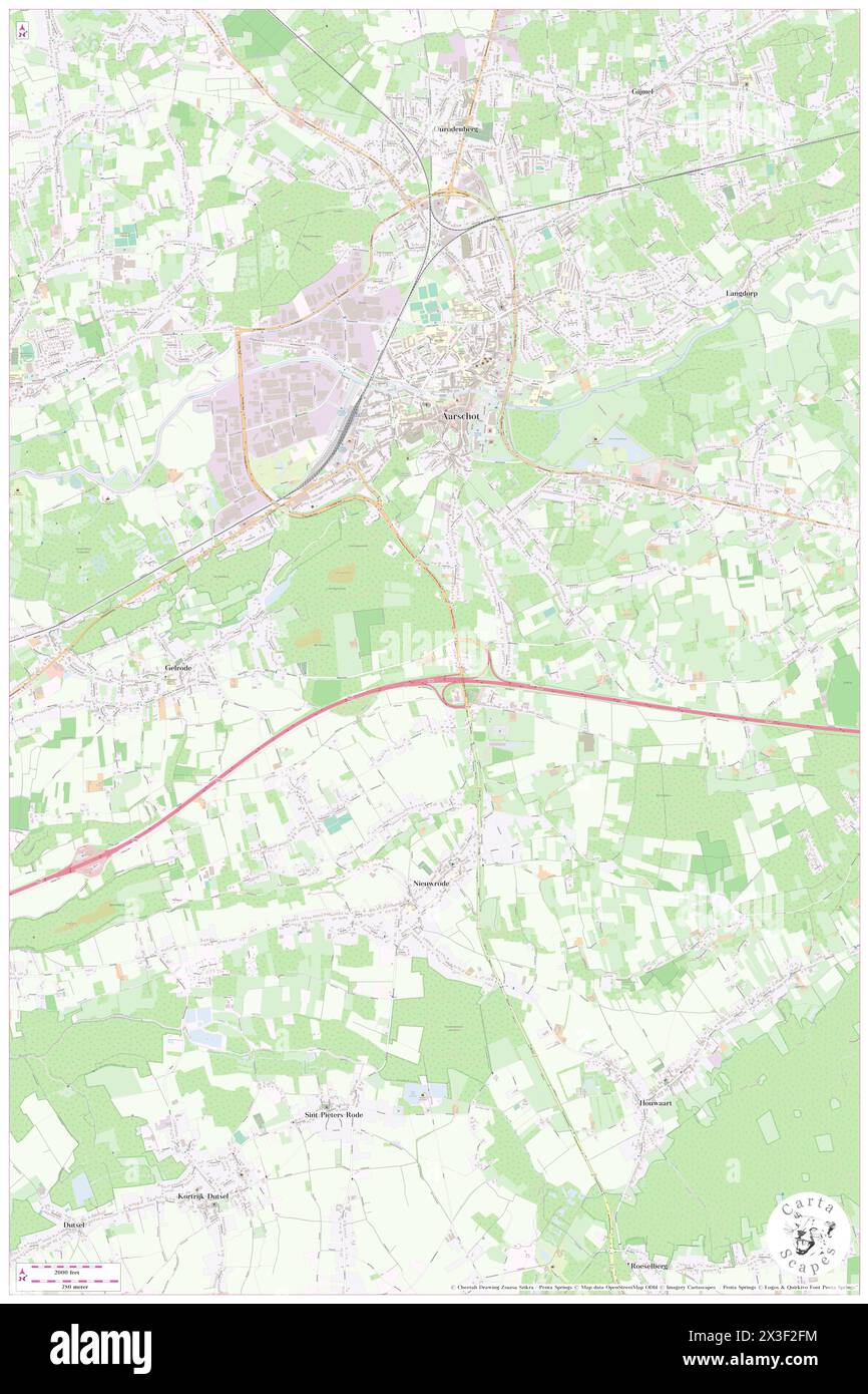 Aurheide, Provincie Vlaams-Brabant, BE, Belgium, Flanders, N 50 58' 0'', N 4 49' 59'', map, Cartascapes Map published in 2024. Explore Cartascapes, a map revealing Earth's diverse landscapes, cultures, and ecosystems. Journey through time and space, discovering the interconnectedness of our planet's past, present, and future. Stock Photo
