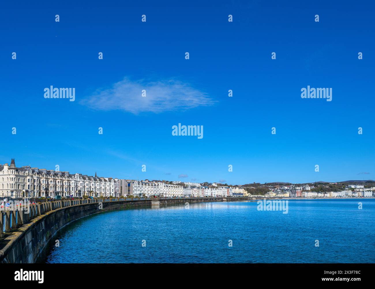 Seafront in Douglas, Isle of Man, England, UK Stock Photo