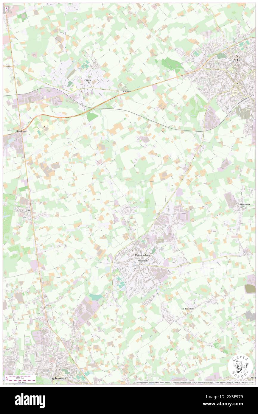 Steendam, Provincie West-Vlaanderen, BE, Belgium, Flanders, N 50 58' 0'', N 3 16' 59'', map, Cartascapes Map published in 2024. Explore Cartascapes, a map revealing Earth's diverse landscapes, cultures, and ecosystems. Journey through time and space, discovering the interconnectedness of our planet's past, present, and future. Stock Photo