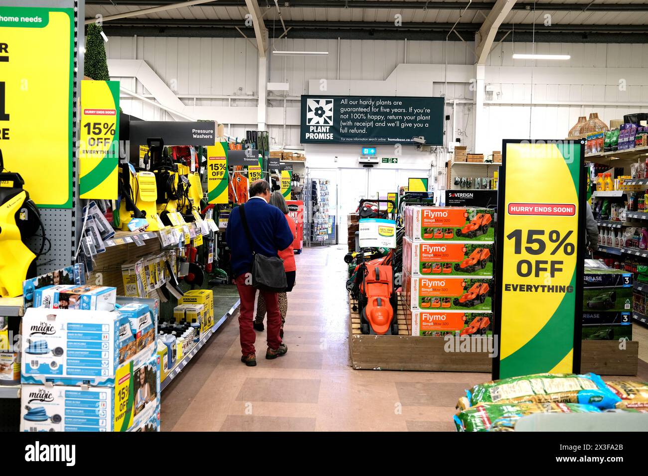 homebase DIY store(interior),herne bay, thanet,east kent,uk april 2024 Stock Photo