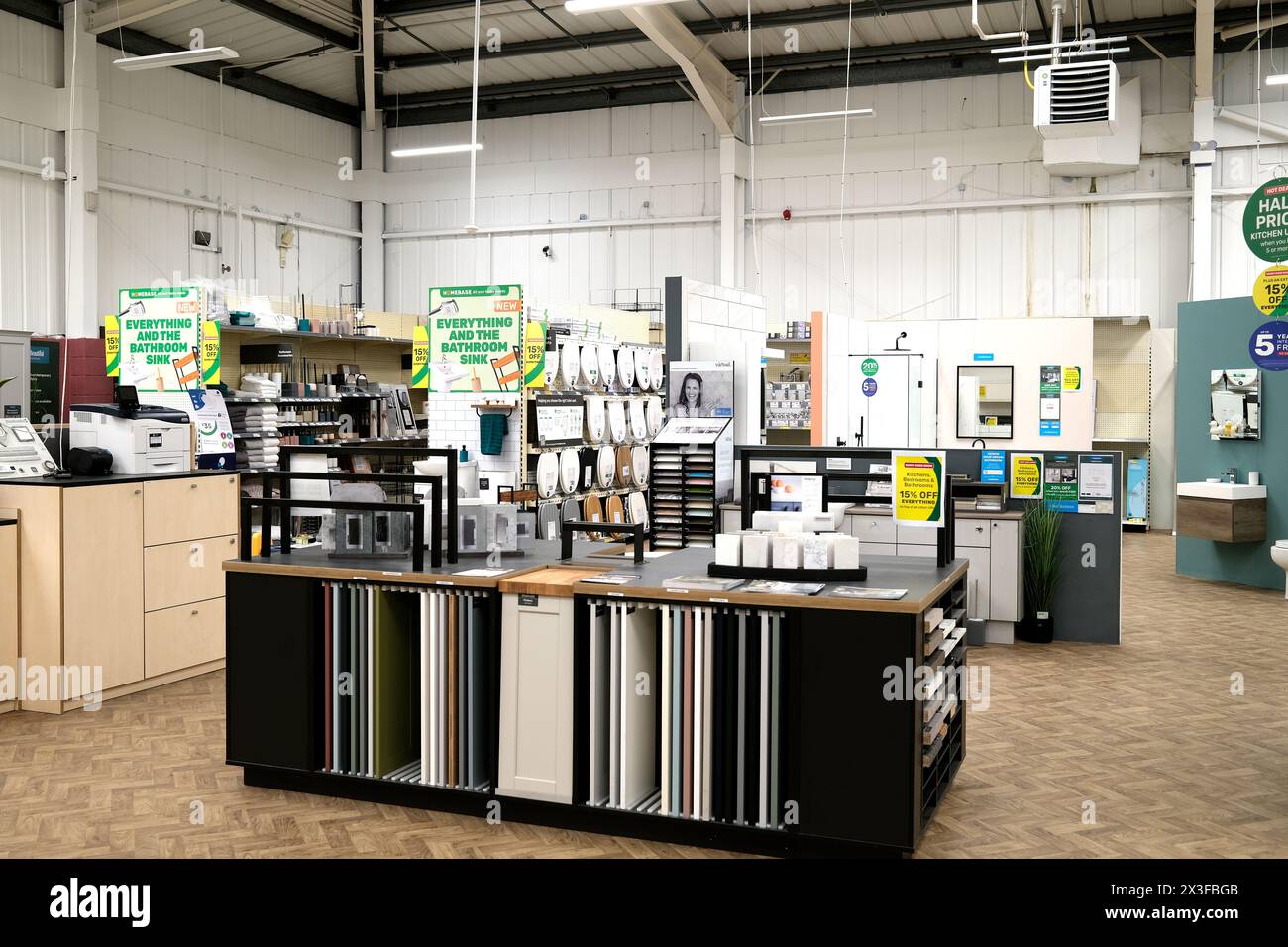 homebase DIY store(interior),herne bay, thanet,east kent,uk april 2024 Stock Photo