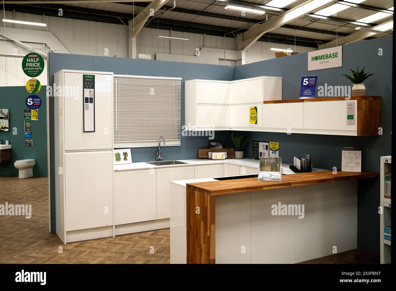 homebase DIY store(interior),herne bay, thanet,east kent,uk april 2024 Stock Photo