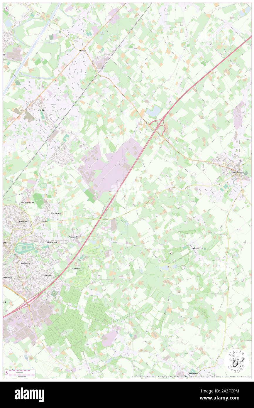 De Lieve Dochter, Provincie Oost-Vlaanderen, BE, Belgium, Flanders, N 50 53' 59'', N 3 28' 59'', map, Cartascapes Map published in 2024. Explore Cartascapes, a map revealing Earth's diverse landscapes, cultures, and ecosystems. Journey through time and space, discovering the interconnectedness of our planet's past, present, and future. Stock Photo