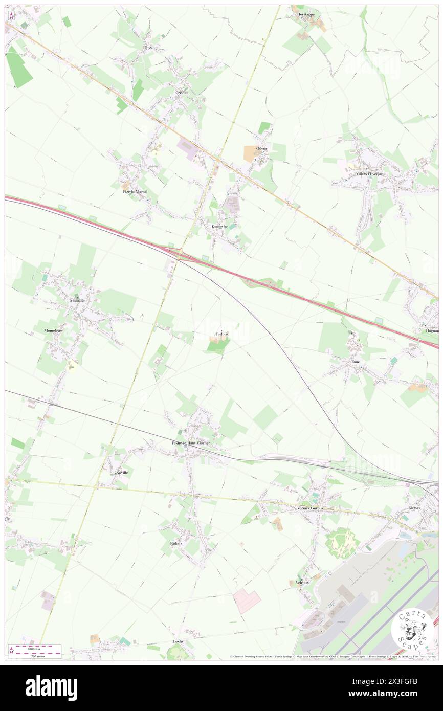 Freloux, Province de Liège, BE, Belgium, Wallonia, N 50 40' 49'', N 5 24' 23'', map, Cartascapes Map published in 2024. Explore Cartascapes, a map revealing Earth's diverse landscapes, cultures, and ecosystems. Journey through time and space, discovering the interconnectedness of our planet's past, present, and future. Stock Photo