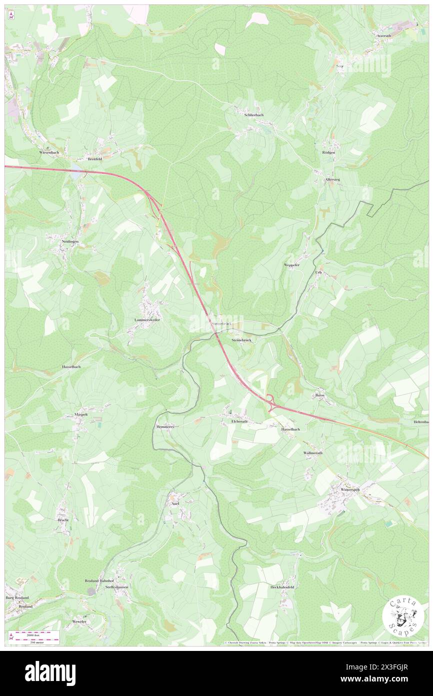 Steinebrueck, Province de Liège, BE, Belgium, Wallonia, N 50 14' 17'', N 6 10' 54'', map, Cartascapes Map published in 2024. Explore Cartascapes, a map revealing Earth's diverse landscapes, cultures, and ecosystems. Journey through time and space, discovering the interconnectedness of our planet's past, present, and future. Stock Photo
